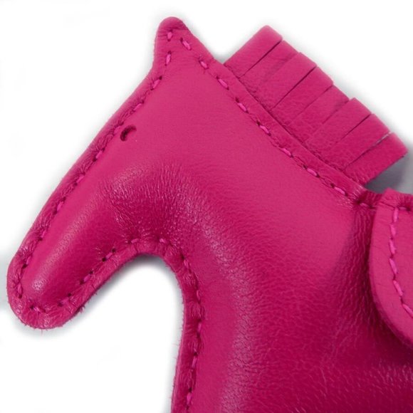 Auth HERMES Rodeo PM Bag Charm Magenta - Picture 8 of 9